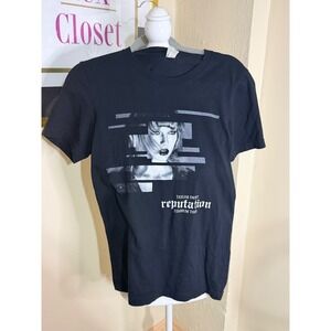 Taylor Swift Reputation Stadium Tour T-Shirt Black Graphic Tee Bella Canvas S